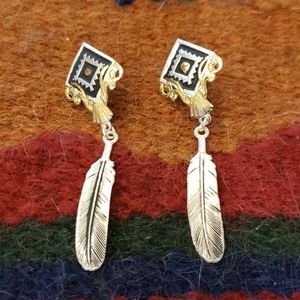 Montana Silversmith Feather Dangle Earrings